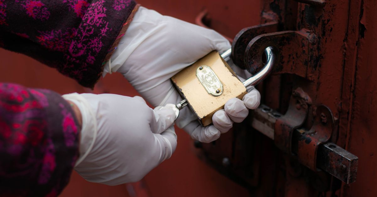 locksmith unlocking front door — Locksmith Austell GA